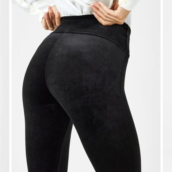 (Last call) EUC Spanx Velvet Leggings - Picture 4 of 7